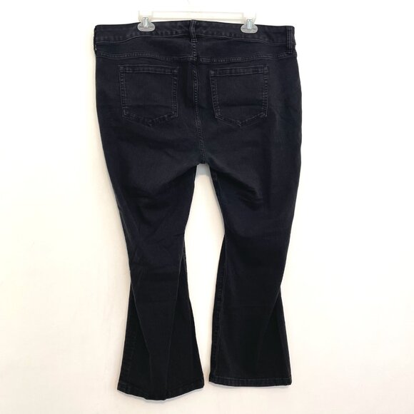 TORRID Plus Size Slim Boot Jean Vintage Stretch Black Mid Rise Bootcut Jeans 18 - Picture 14 of 16